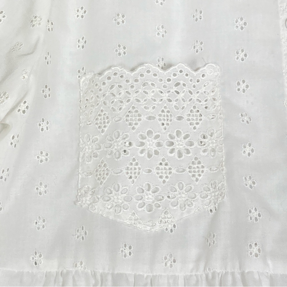 Vintage Bonnie Srauss  Maxi Dress Women's  Embroidered Size 10 White - Picture 5 of 16